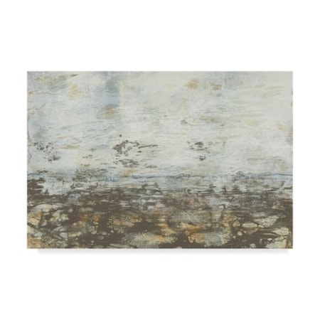 Jennifer Goldberger 'Neutral Horizon Iii' Canvas Art,12x19